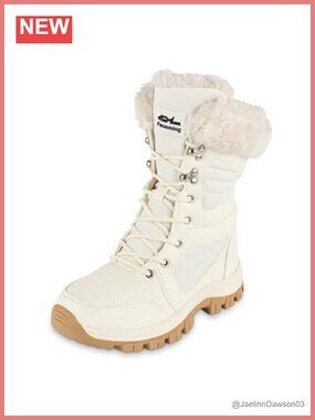 Waterproof Winter Snow Boots with Thinsulate Insulation Non-Slip Rubber Sole